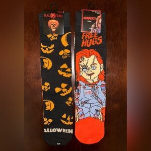 HALLOWEEN NOVELTY CREW SOCKS NWT MEN’S SHOE SIZE 6.5-12